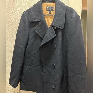 Men’s J Crew peacoat - Navy